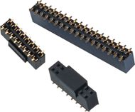 2.54mm Female Header  H=7.1  U Terminal  SMT  Dual Row Header connector