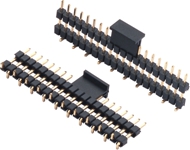 1.27mm Pin Header  H=2.5  Board Spacer  Single Row  SMT