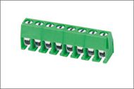 10P Right Angle 3.50 mm PCB Universal Screw Terminal Blocks Green Female