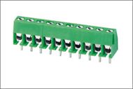 10P Straight 3.50 mm PCB Universal Screw Terminal Blocks Green Female