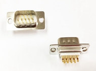 D-sub Connector Male Low Profile Solder Type Machined Pin Straight